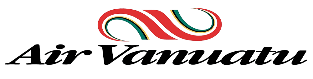 Air Vanuatu logo with stylized waves and the airline name.